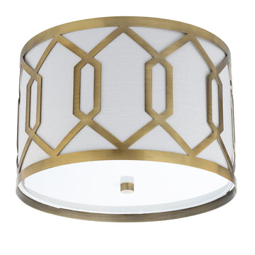 Hex Metal LED Flush Mount - JONATHAN Y